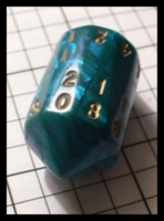 Dice : Dice - 20D - Crystal Caste Turquoise - FA collection buy Dec 2010